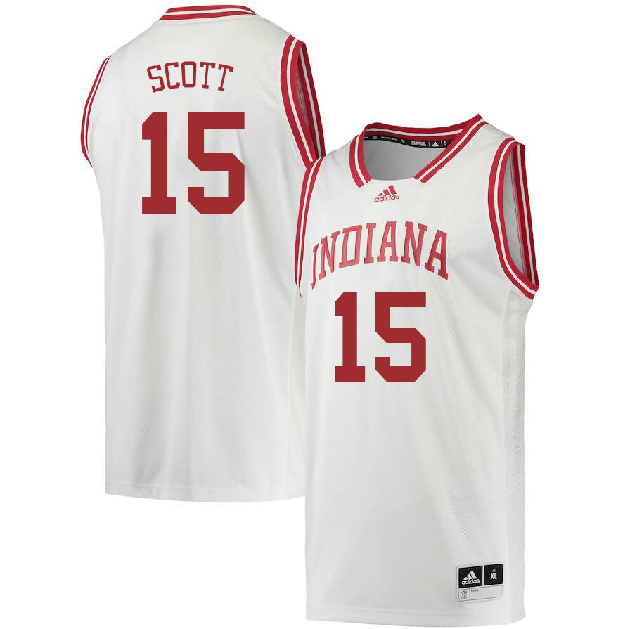 Men #15 Sebastien Scott Indiana Hoosiers College Basketball Jerseys Sale-Retro - Click Image to Close